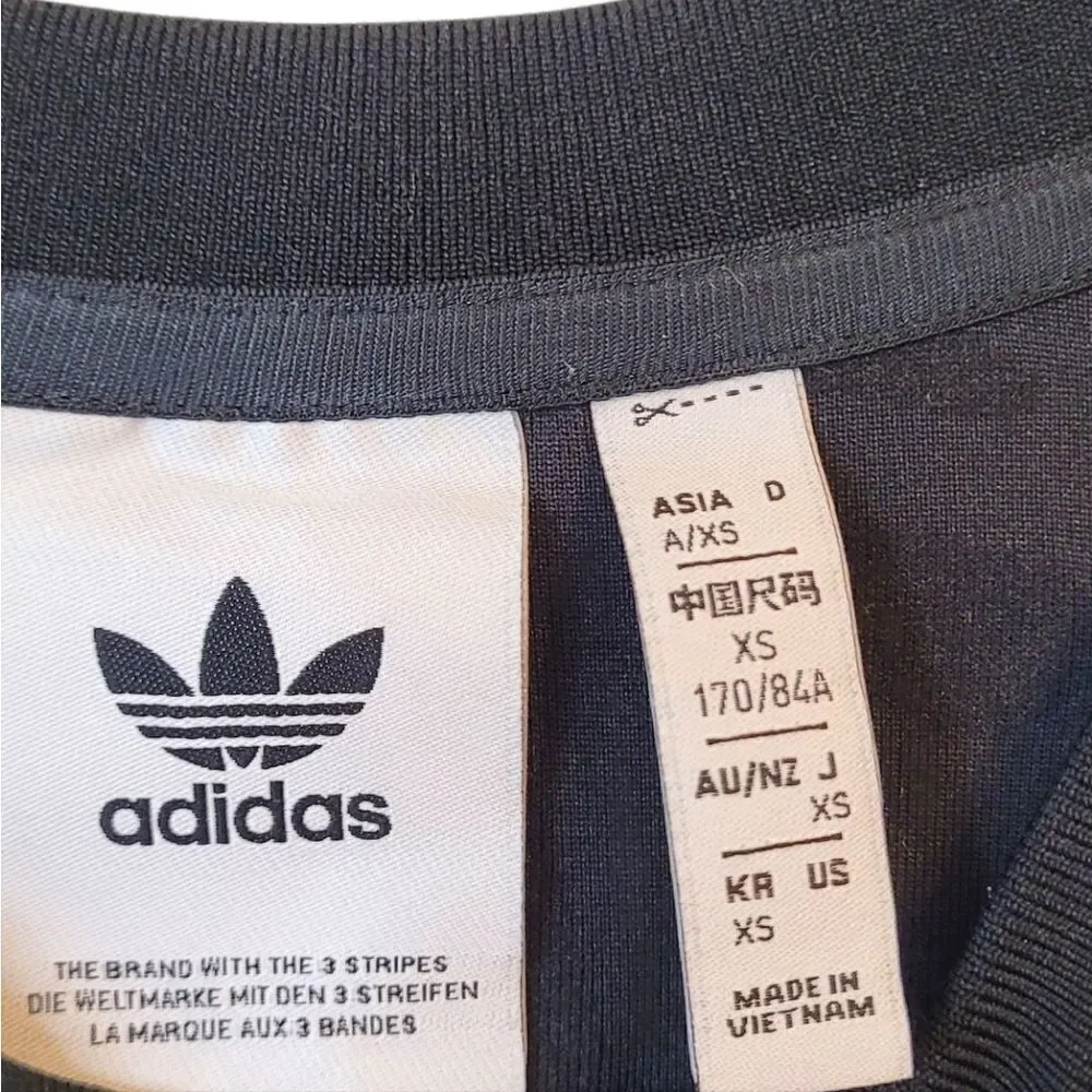 Adidas Men's Black Velvet Geo Print Premium Jersey Size US XS